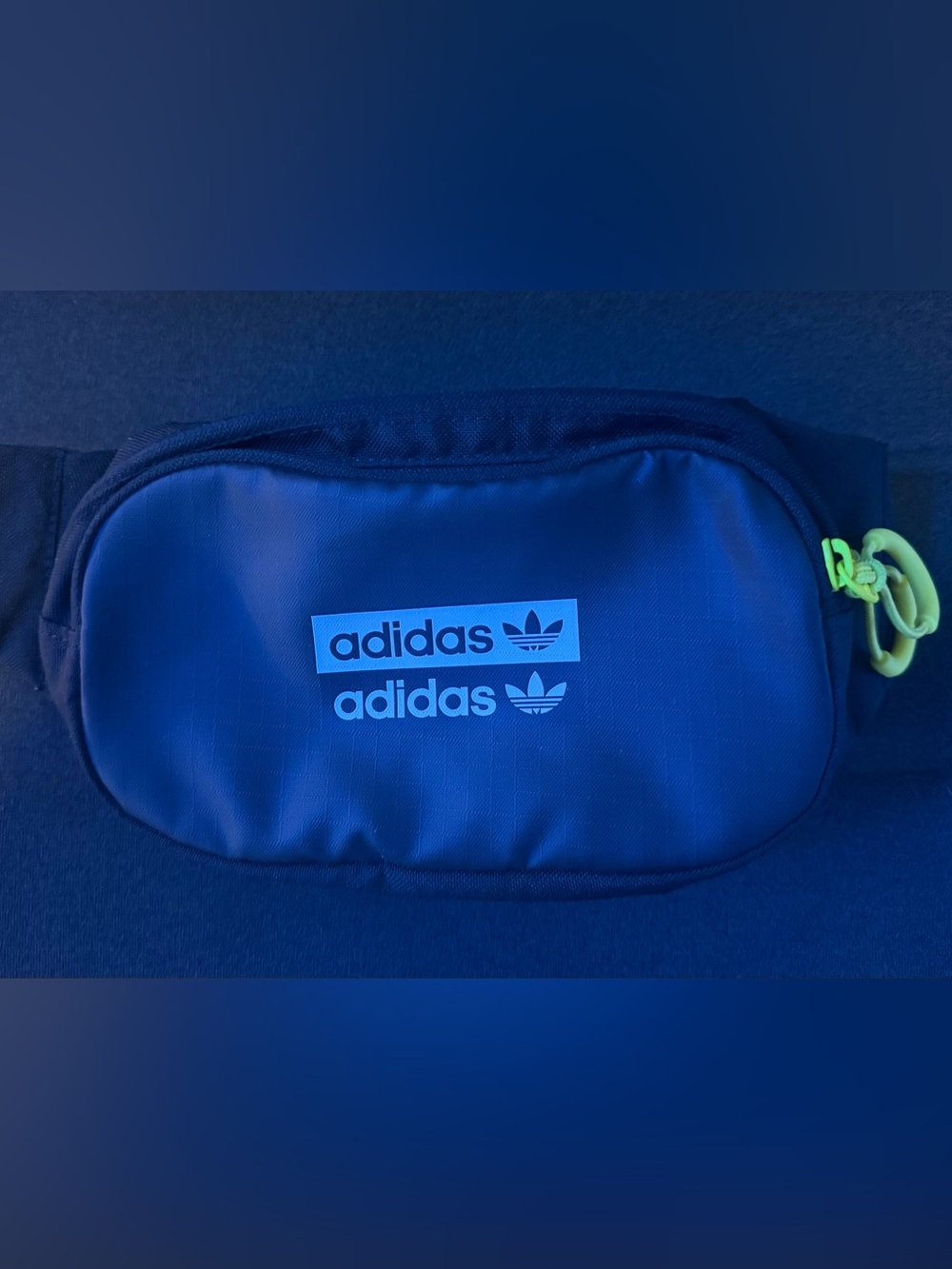 adidas Black Crossbody Pouch with Branded Strap